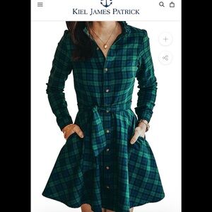 Kiel James Patrick Flannel Dress size XS